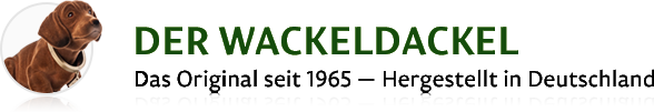 Der Original Wackeldackel mit Echtheitszertifikat - Original Wackeldackel- Shop