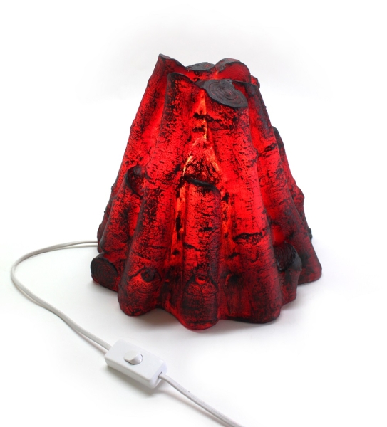 Lagerfeuer mit Flackerbirne - 26 cm